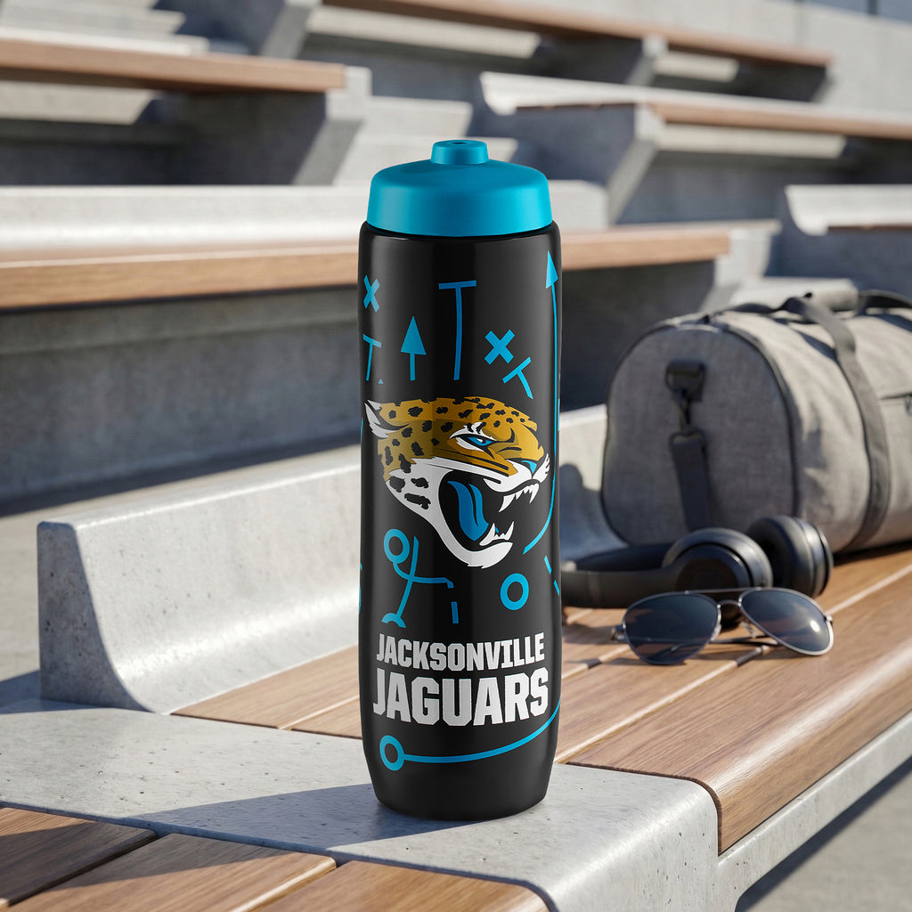 Jacksonville Jaguars Squeezy Water Bottle