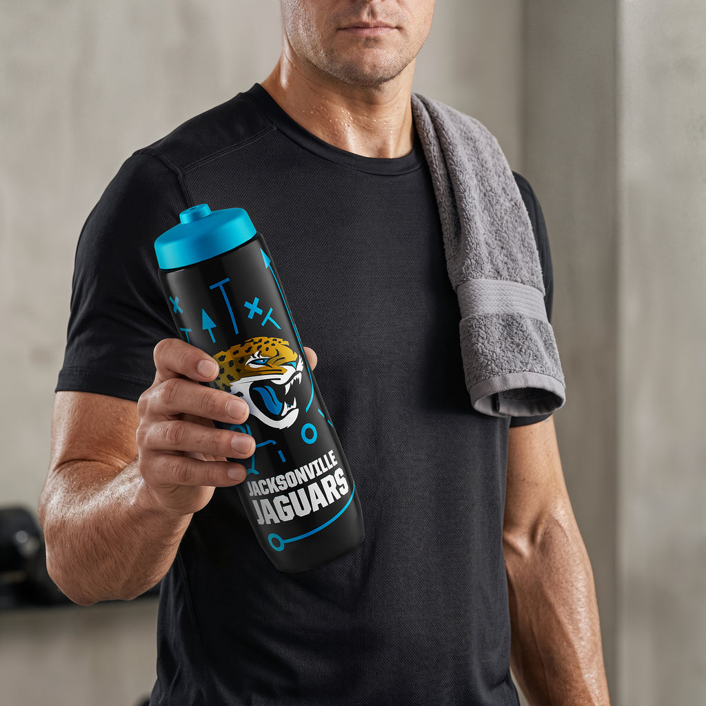 Jacksonville Jaguars Squeezy Water Bottle