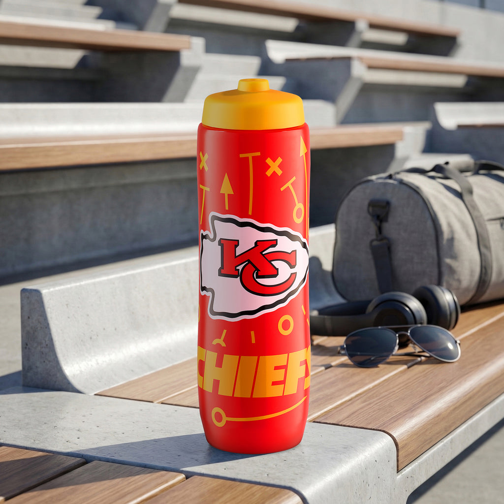 Kansas City Chiefs Squeezy Water Bottle