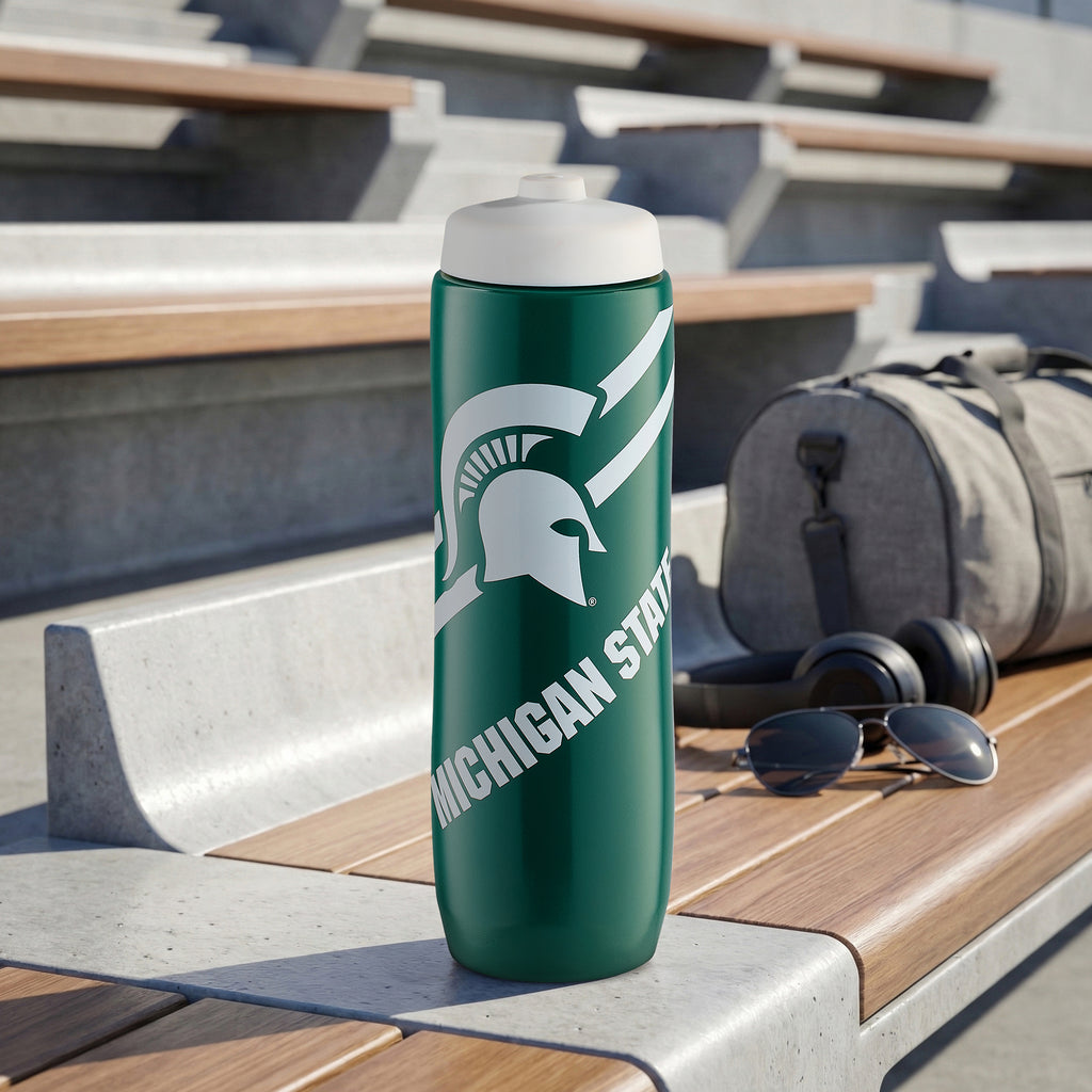 Michigan State Squeezy Water Bottle