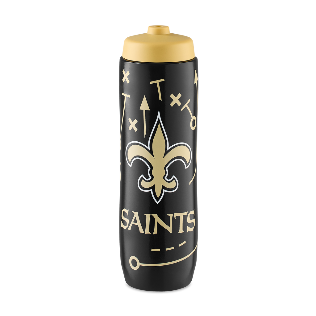 New Orleans Saints Squeezy Water Bottle