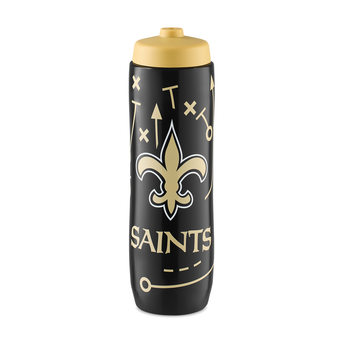 New Orleans Saints Squeezy Water Bottle