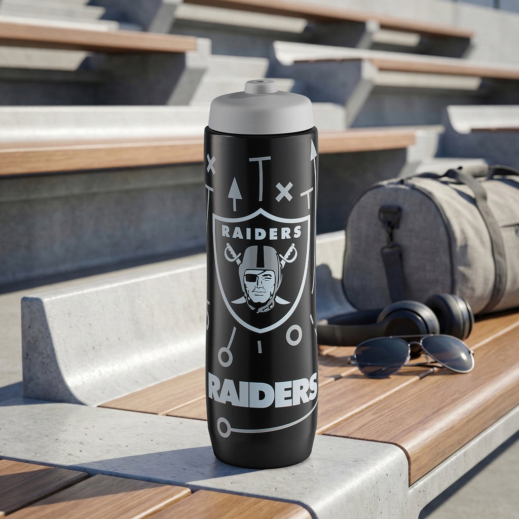 Las Vegas Raiders Squeezy Water Bottle