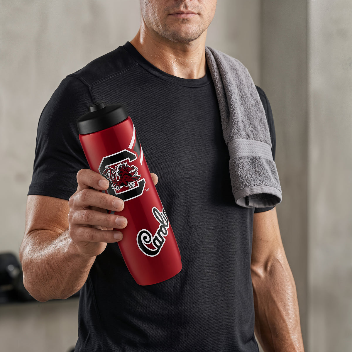 South Carolina Squeezy Water Bottle