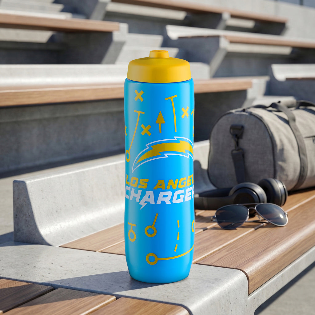 Los Angeles Chargers Squeezy Water Bottle