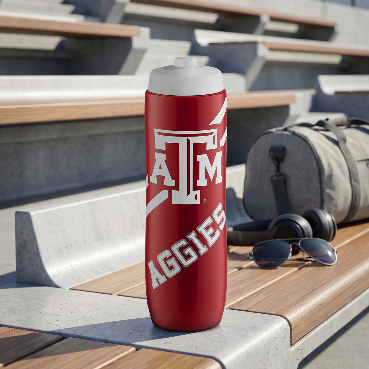 Texas A&M Squeezy Water Bottle