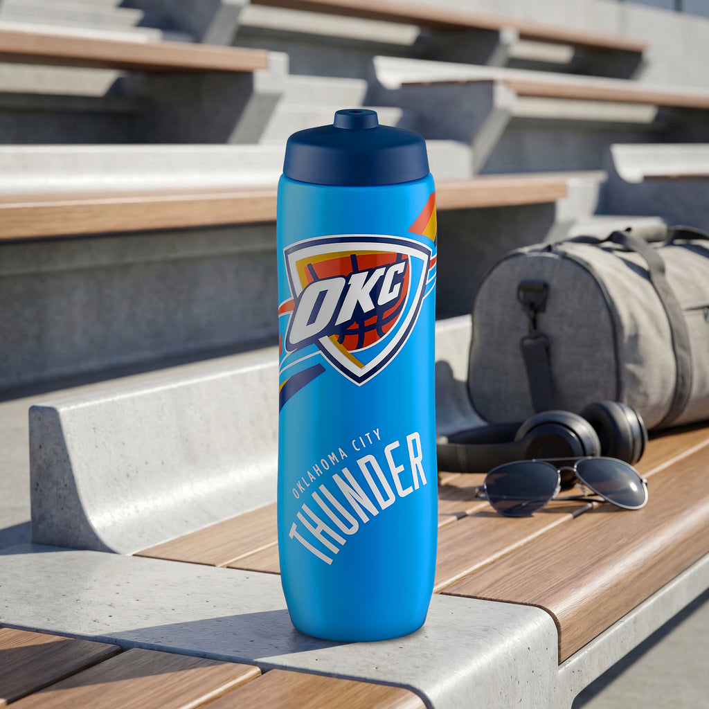 Oklahoma City Thunder Squeezy Water Bottle