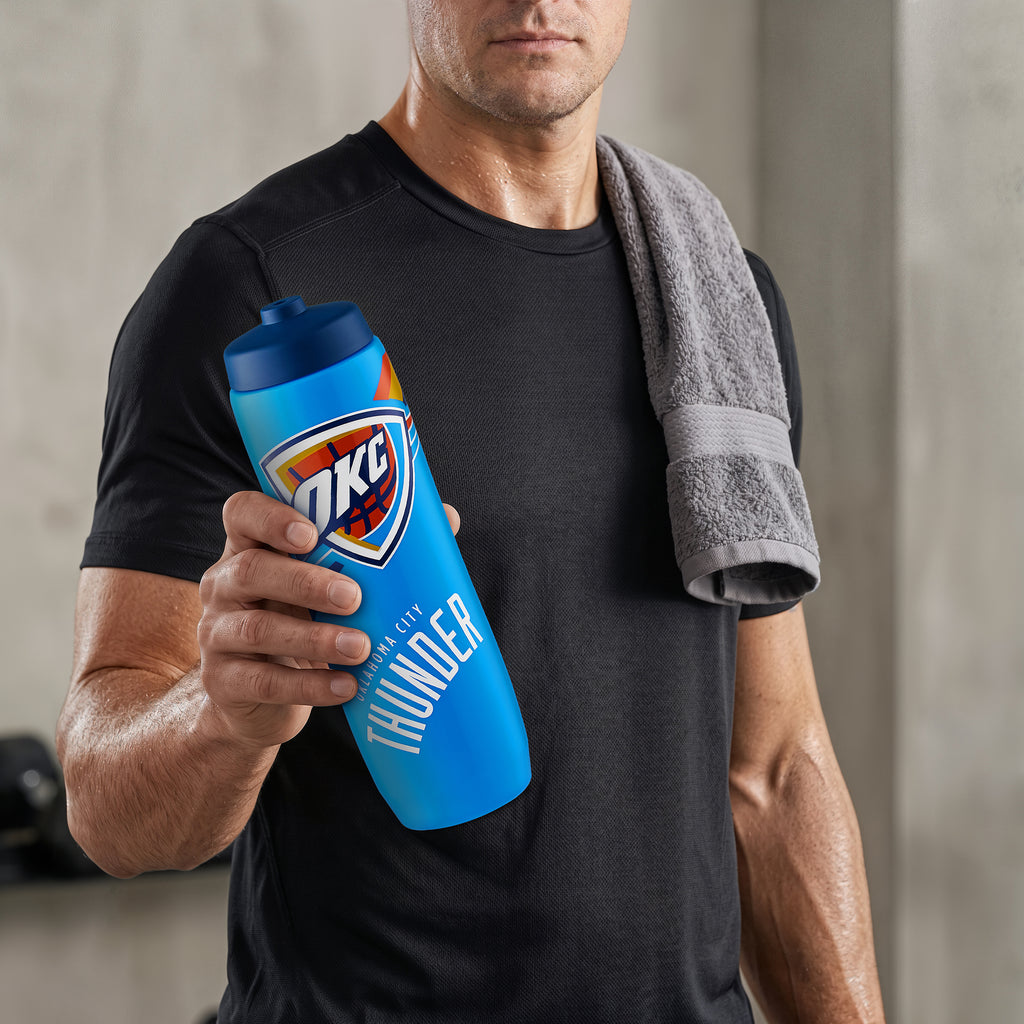 Oklahoma City Thunder Squeezy Water Bottle