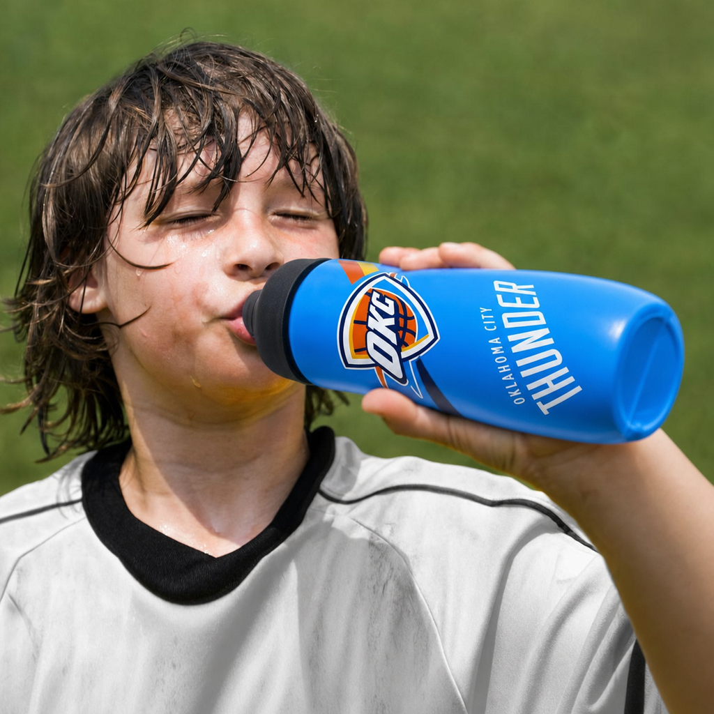 Oklahoma City Thunder Squeezy Water Bottle