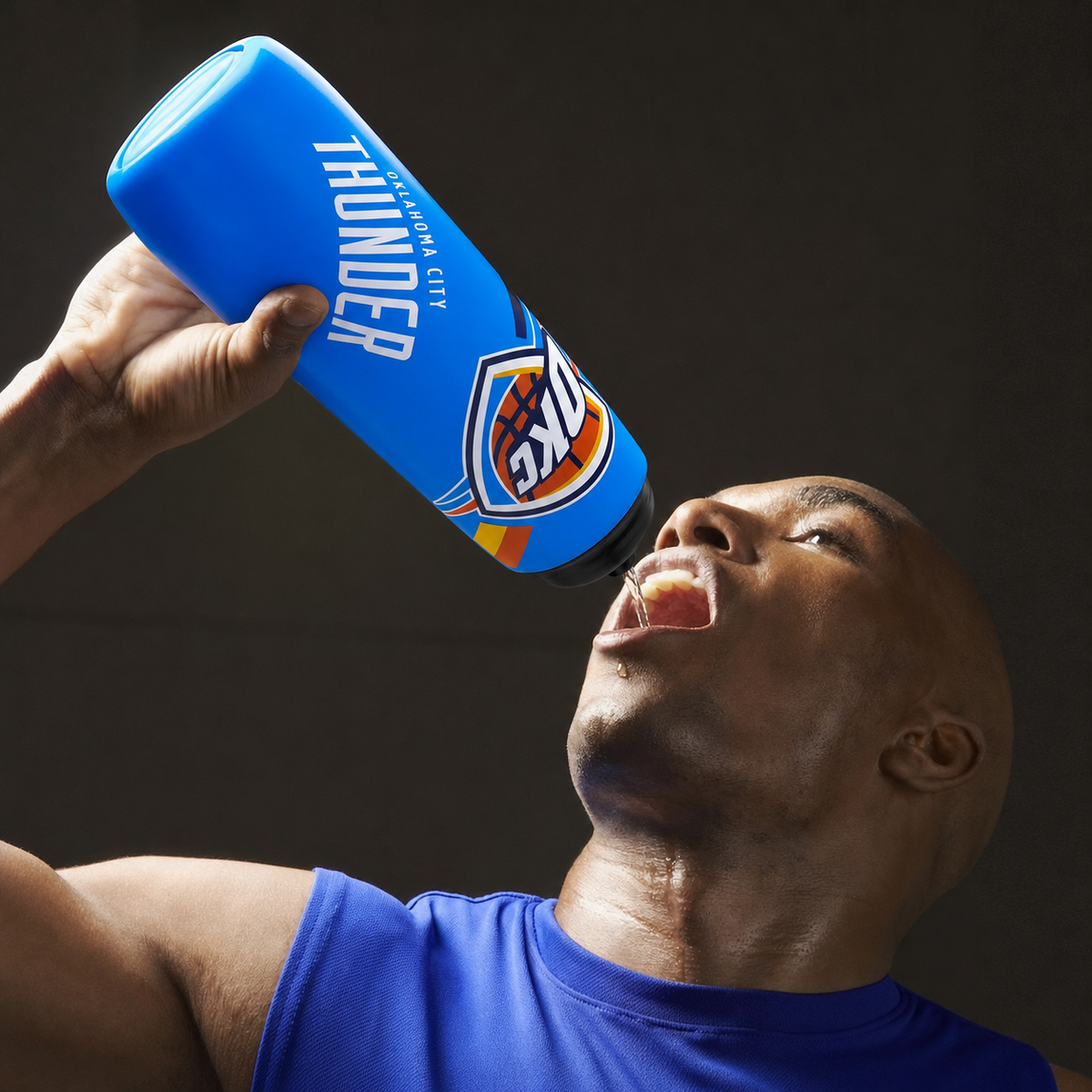 Oklahoma City Thunder Squeezy Water Bottle