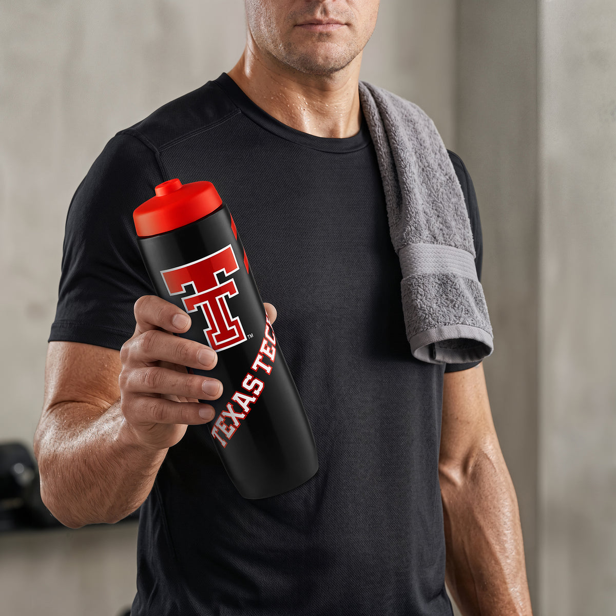 Texas Tech Squeezy Water Bottle