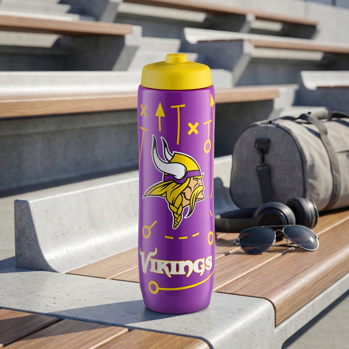 Minnesota Vikings Squeezy Water Bottle