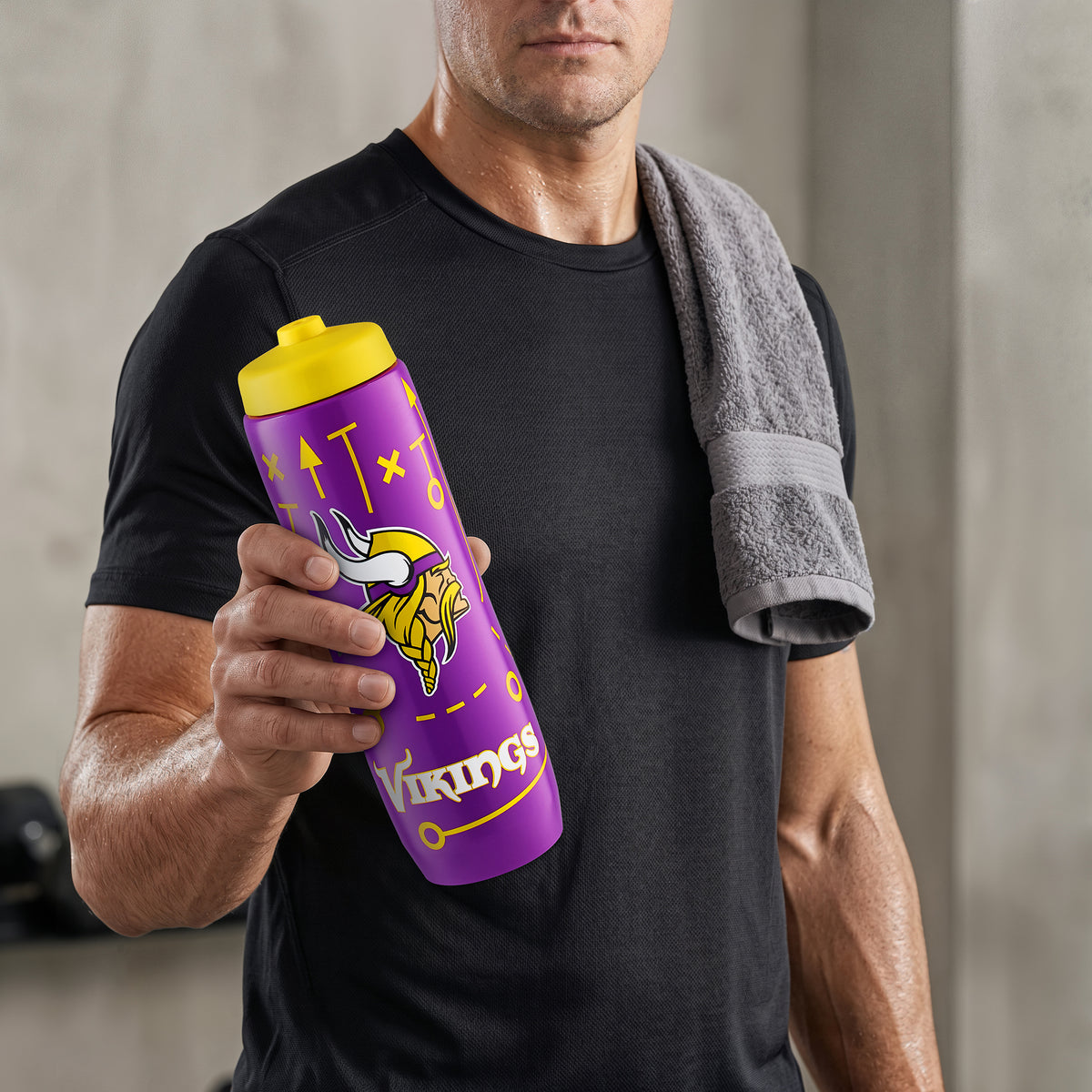 Minnesota Vikings Squeezy Water Bottle