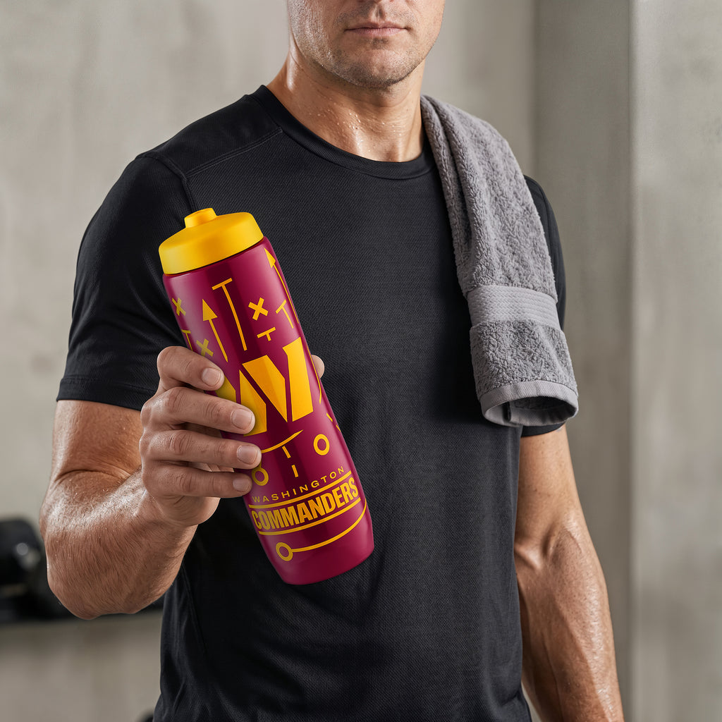 Washington Commanders Squeezy Water Bottle