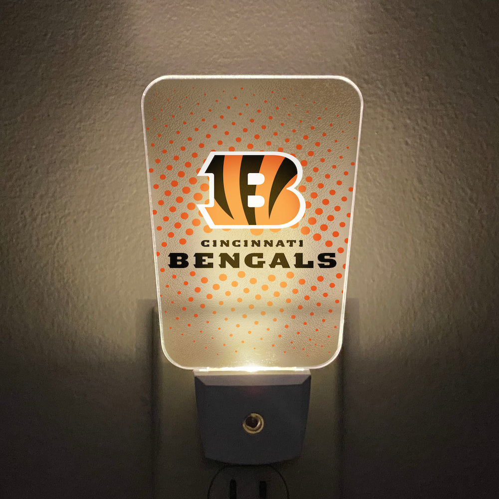 Cincinnati Bengals Team Frosted Night Light