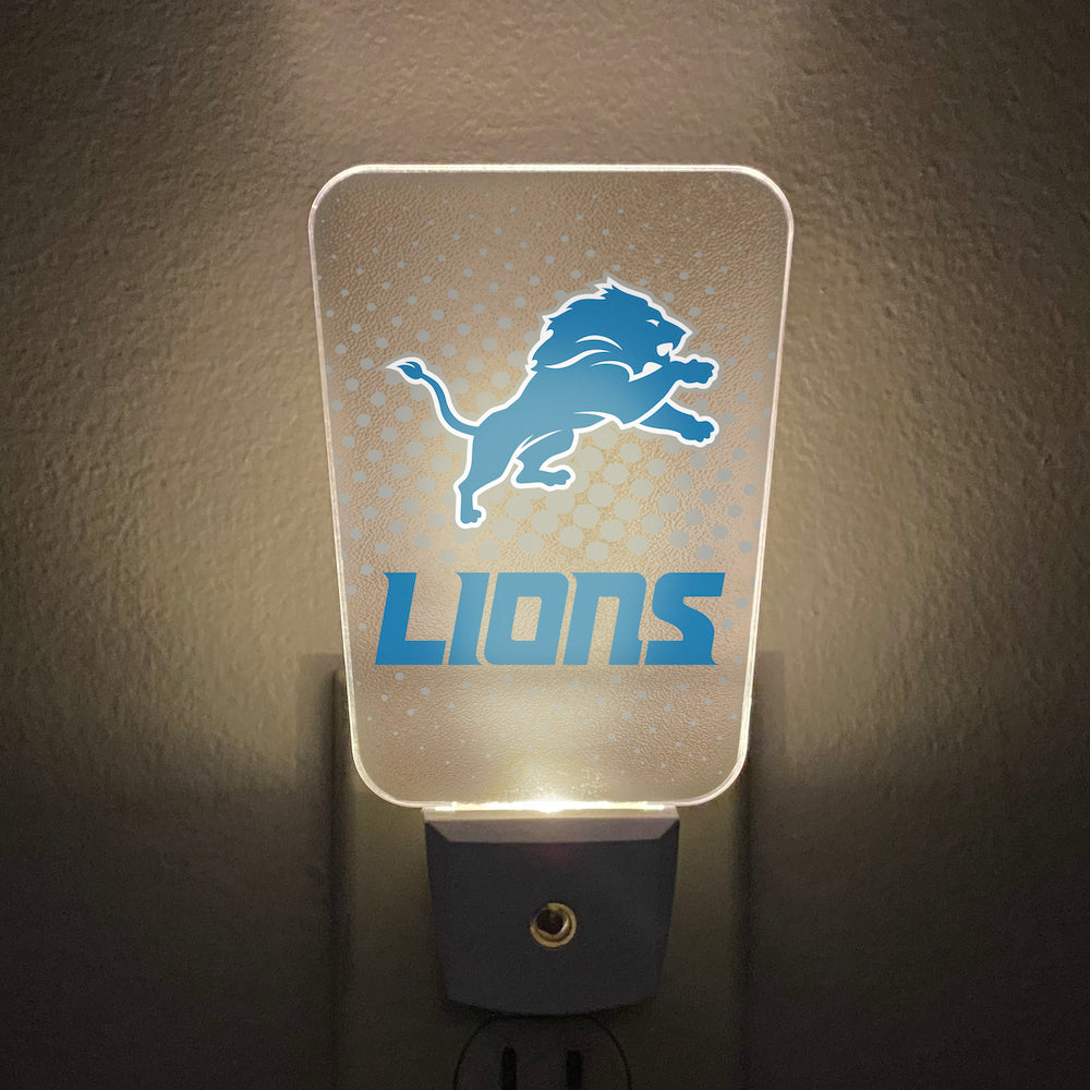 Detroit Lions Team Frosted Night Light