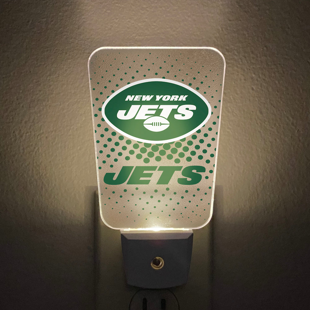 New York Jets Team Frosted Night Light
