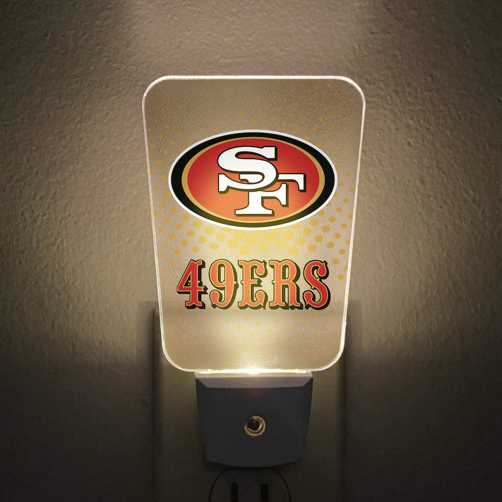 San Francisco 49ers Team Frosted Night Light