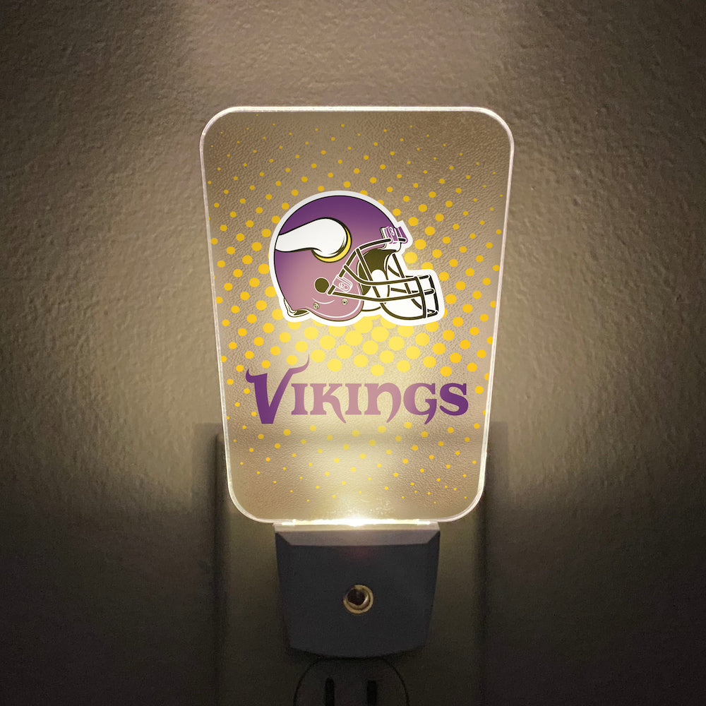 Minnesota Vikings Team Frosted Night Light