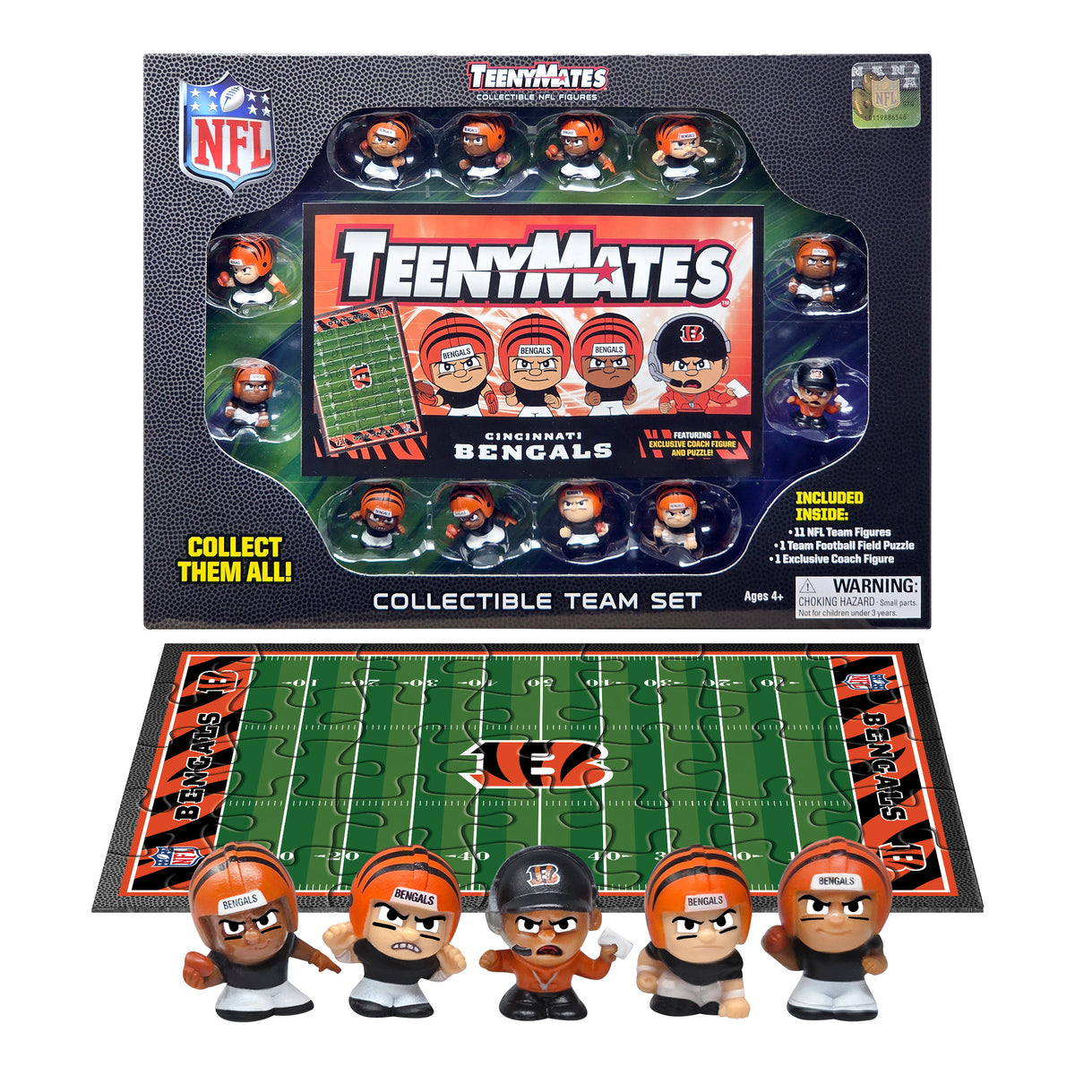 Cincinnati Bengals TeenyMates Team Set