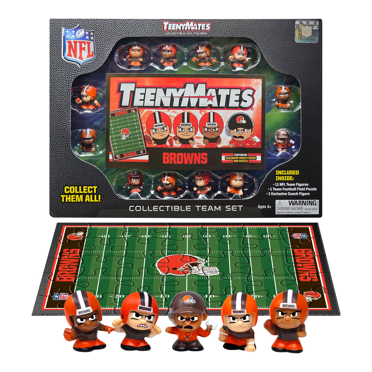 Cleveland Browns TeenyMates Team Set