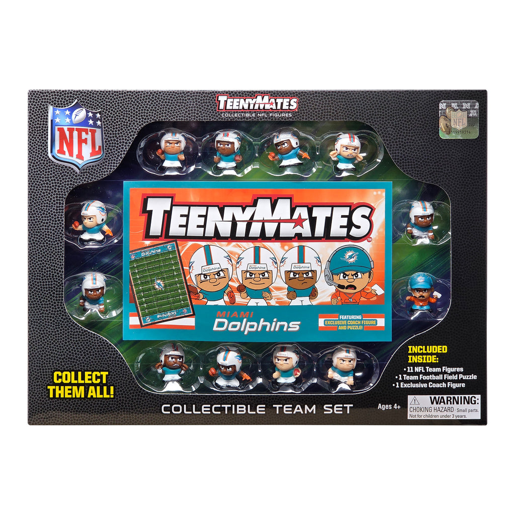 Miami Dolphins TeenyMates Team Set