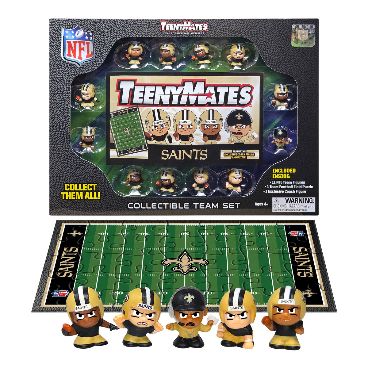New Orleans Saints TeenyMates Team Set