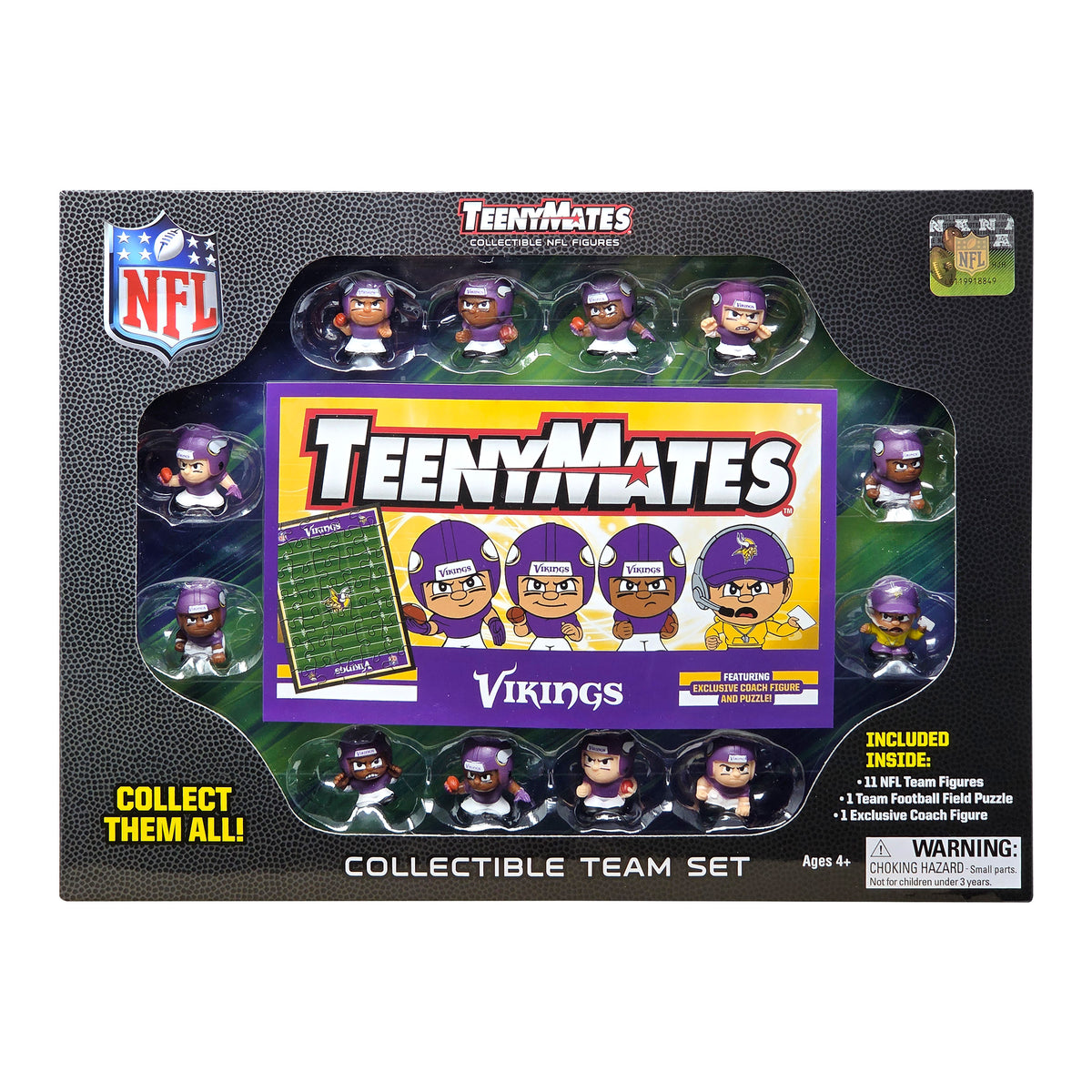 Minnesota Vikings TeenyMates Team Set