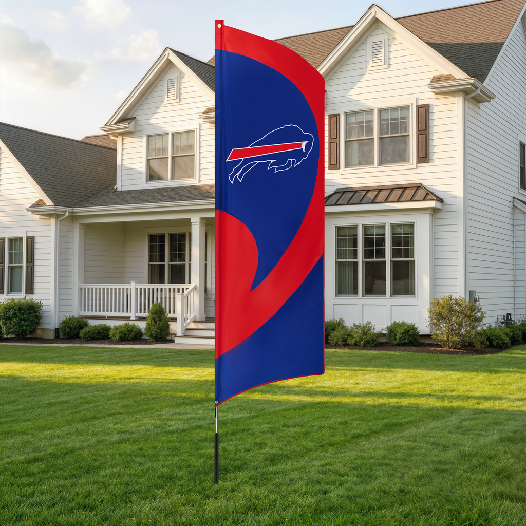 Buffalo Bills Tall Team Flag Kit
