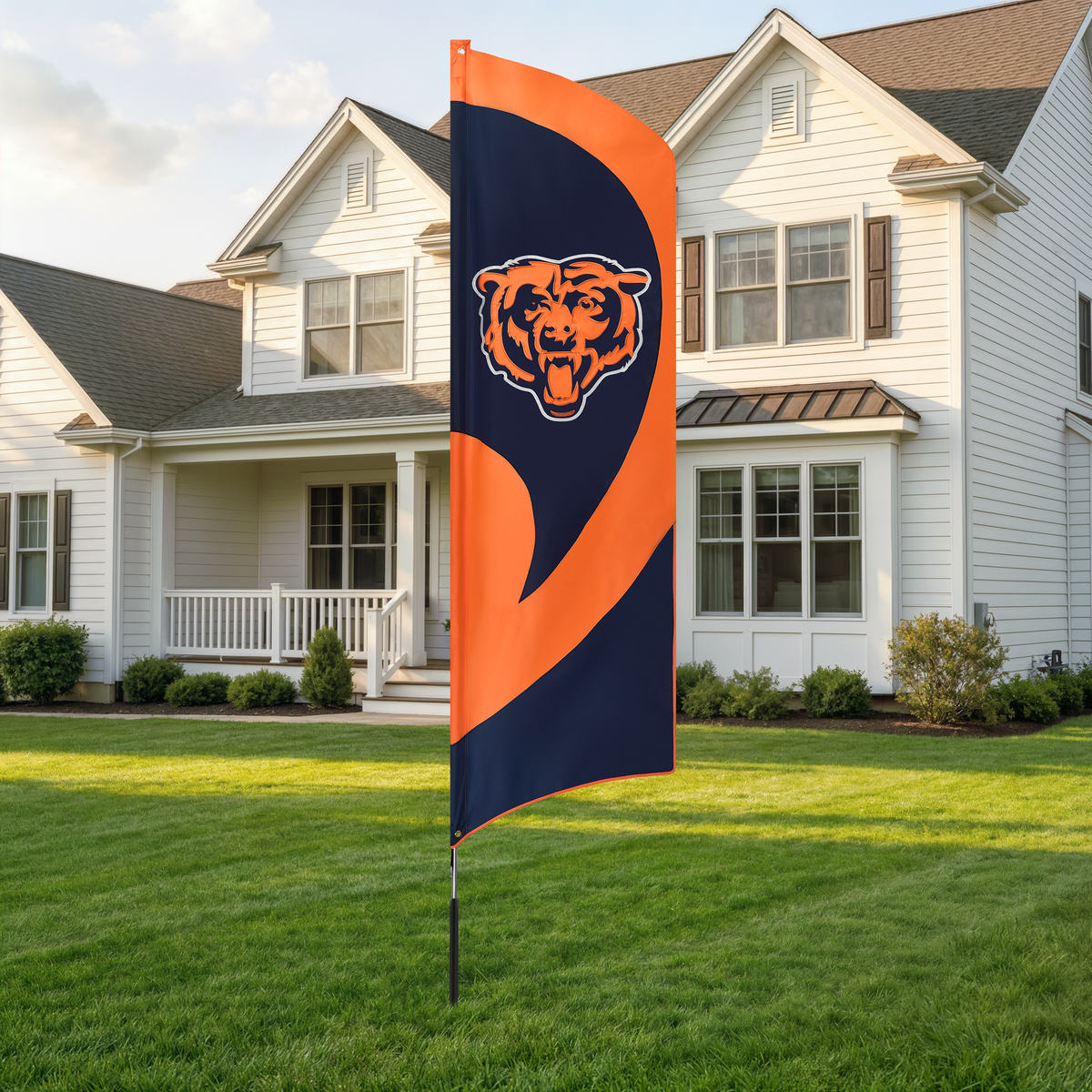 Chicago Bears Tall Team Flag Kit