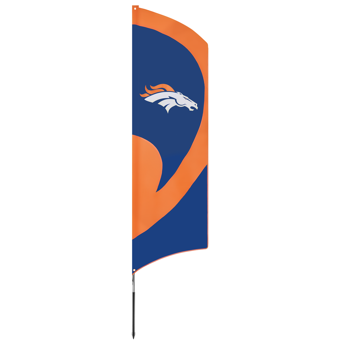 Denver Broncos Tall Team Flag Kit