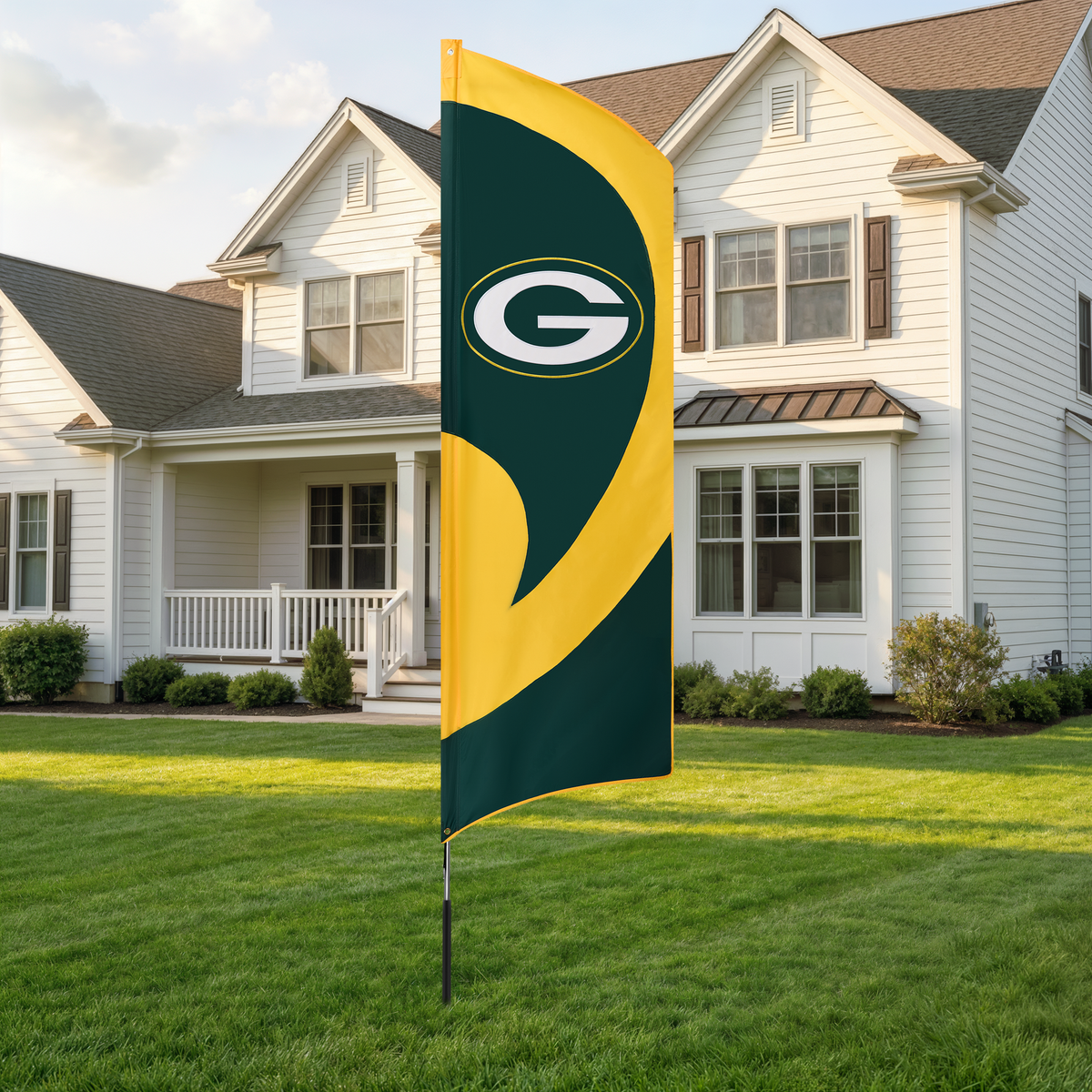 Green Bay Packers Tall Team Flag Kit
