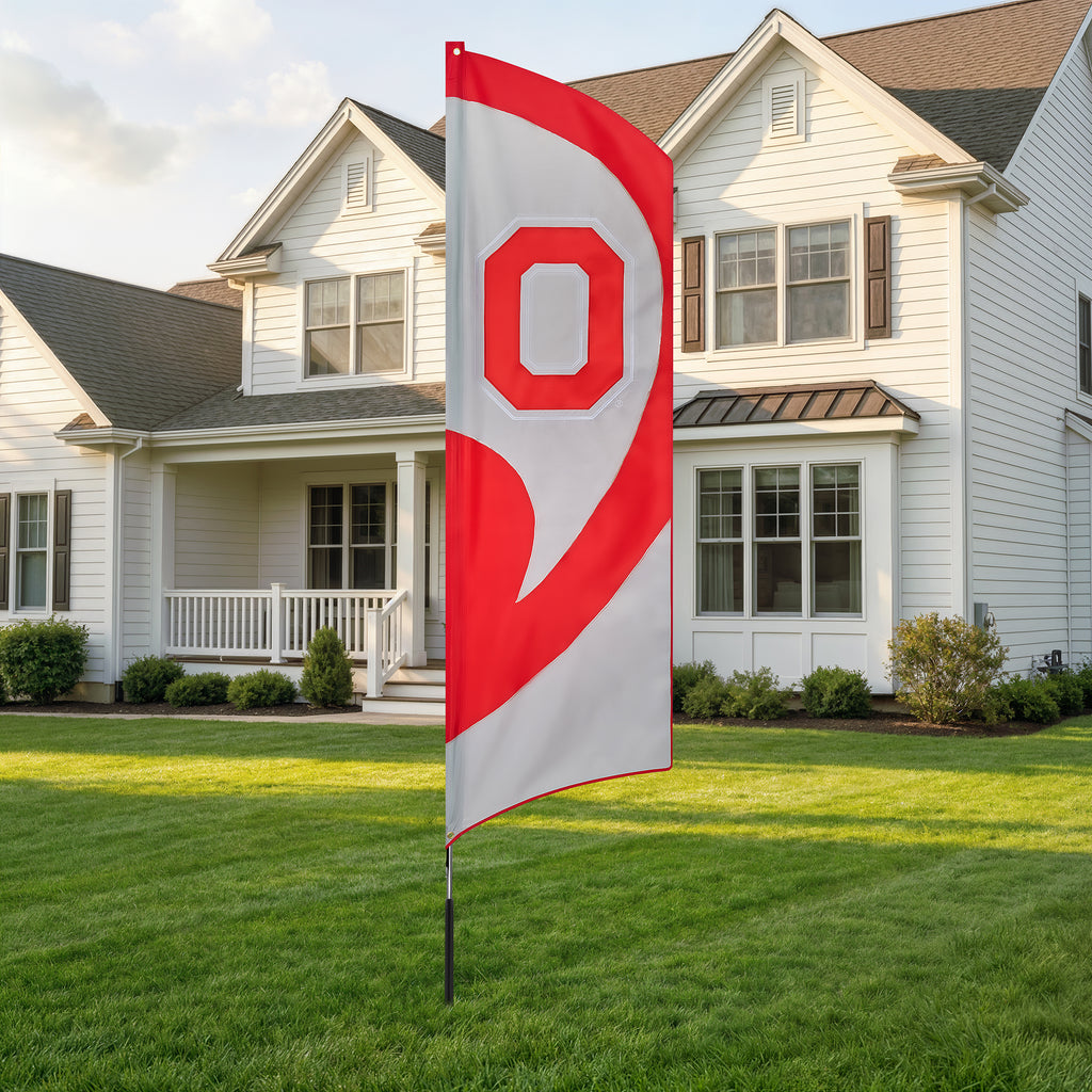 Ohio State Tall Team Flag Kit