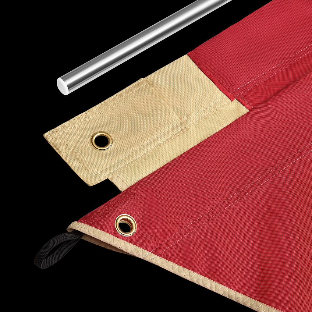 San Francisco 49ers Tall Team Flag Kit