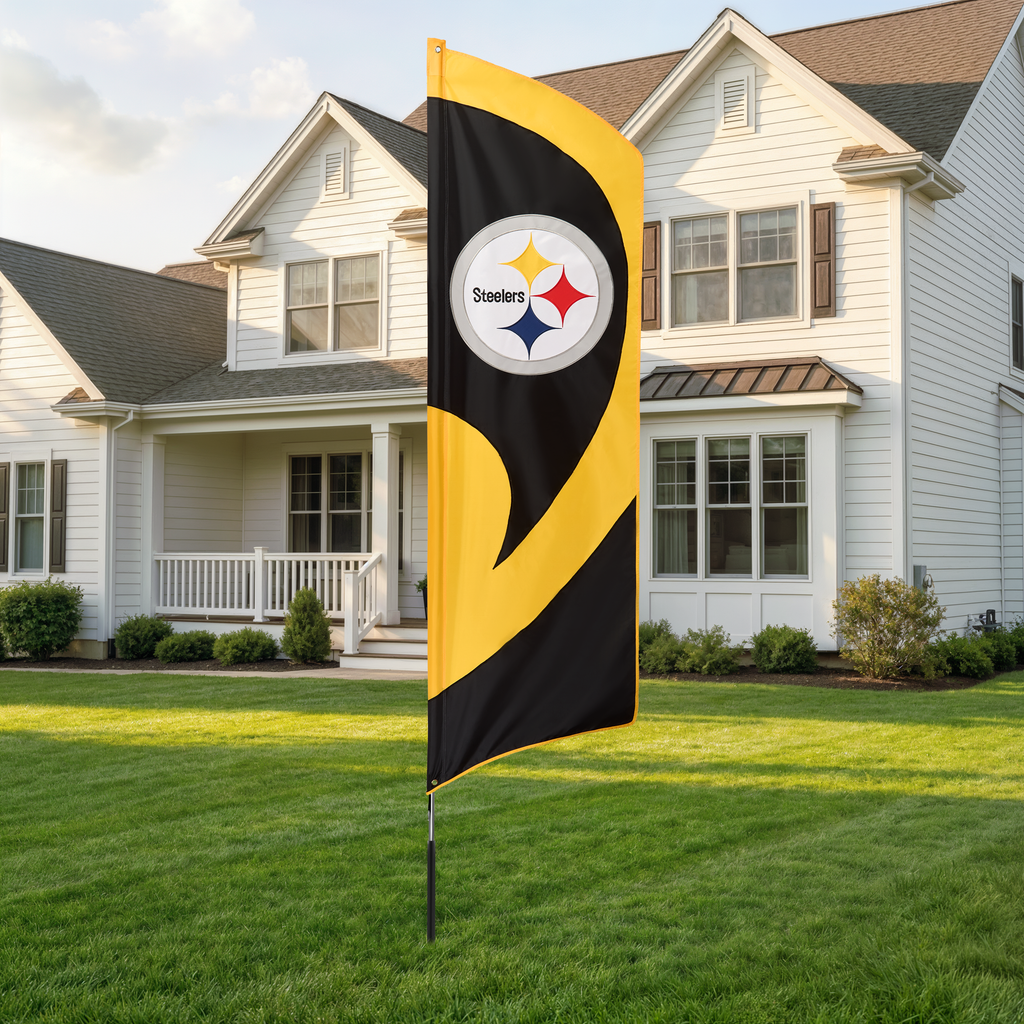 Pittsburgh Steelers Tall Team Flag Kit