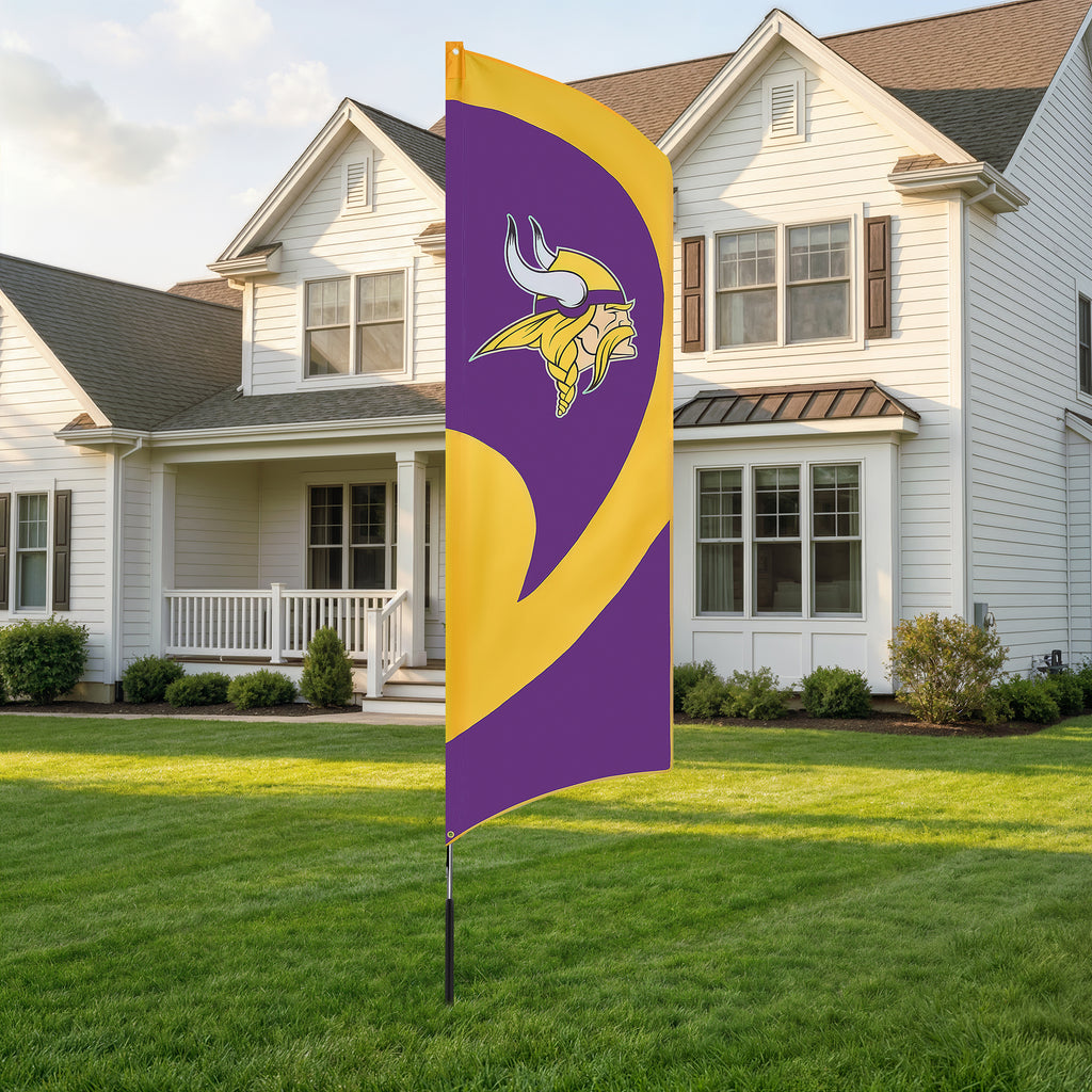 Minnesota Vikings Tall Team Flag Kit
