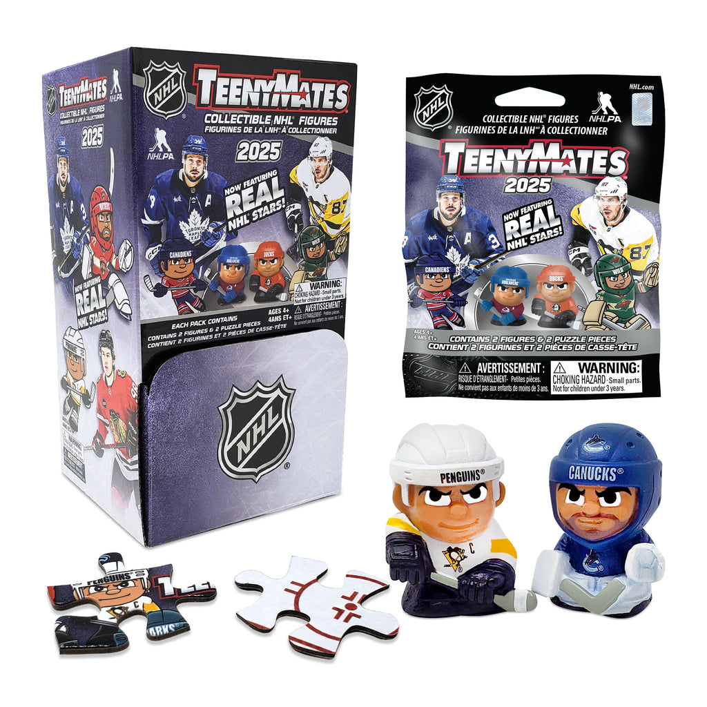 NHL TeenyMates 2025 Gravity Feed Display 32ct