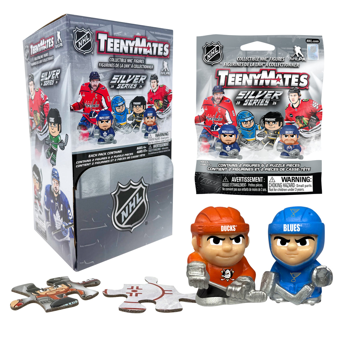 NHL TeenyMates 2026 Gravity Feed Display 32ct
