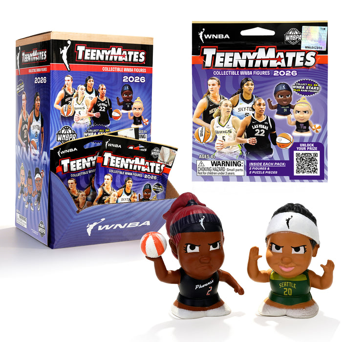 WNBA TeenyMates 2026 Gravity Feed Display 32ct