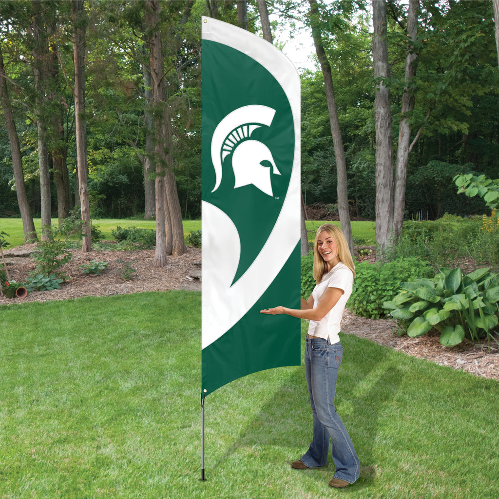 Michigan State Tall Team Flag Kit