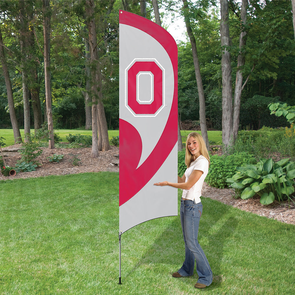 Ohio State Tall Team Flag Kit