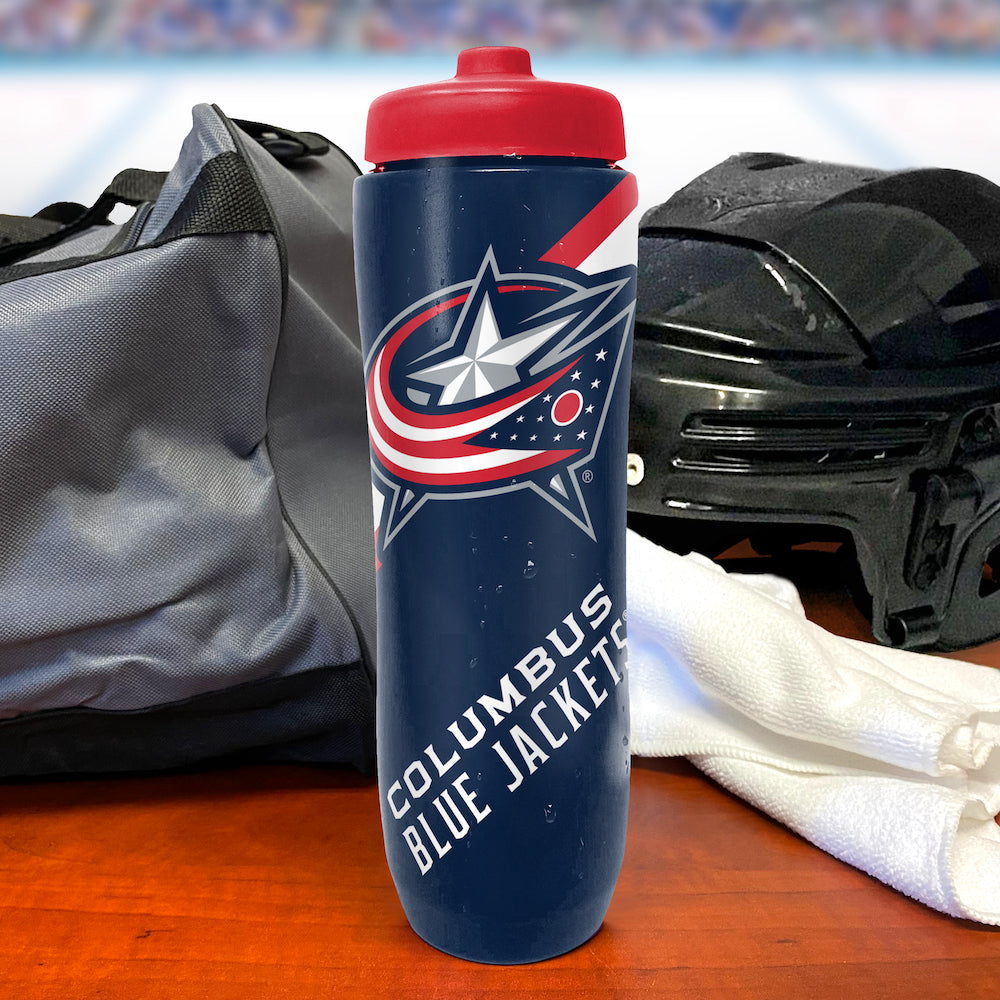 Columbus Blue Jackets Squeezy Water Bottle