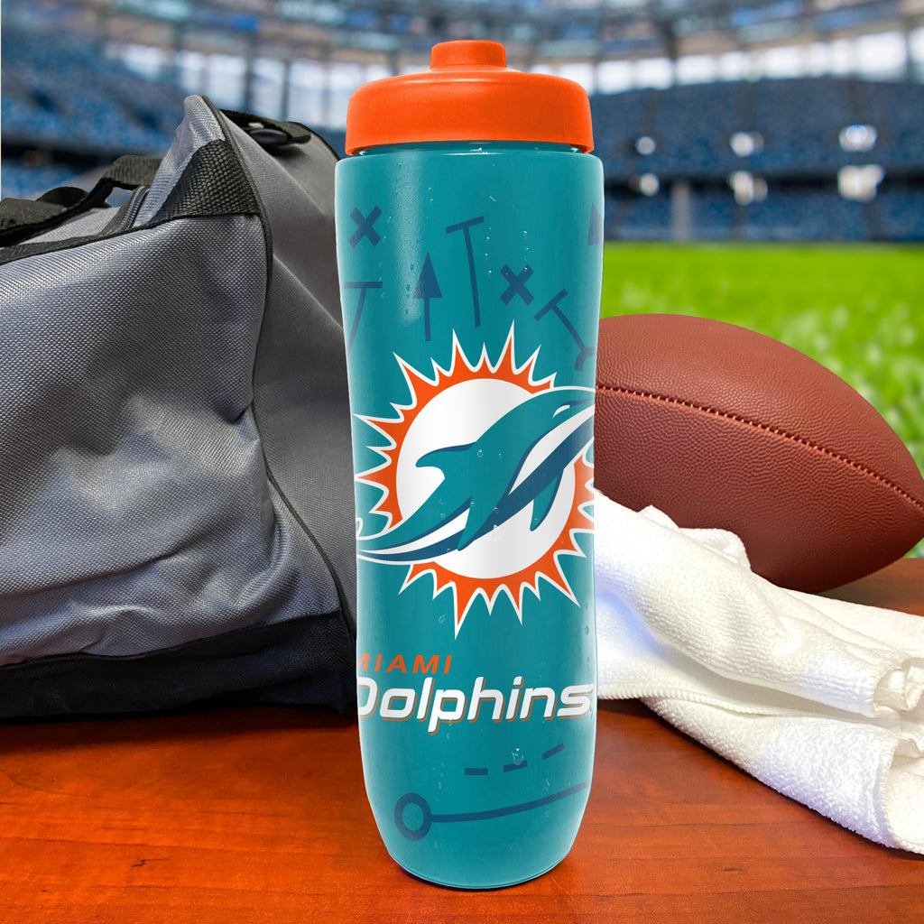 Miami Dolphins Squeezy Water Bottle
