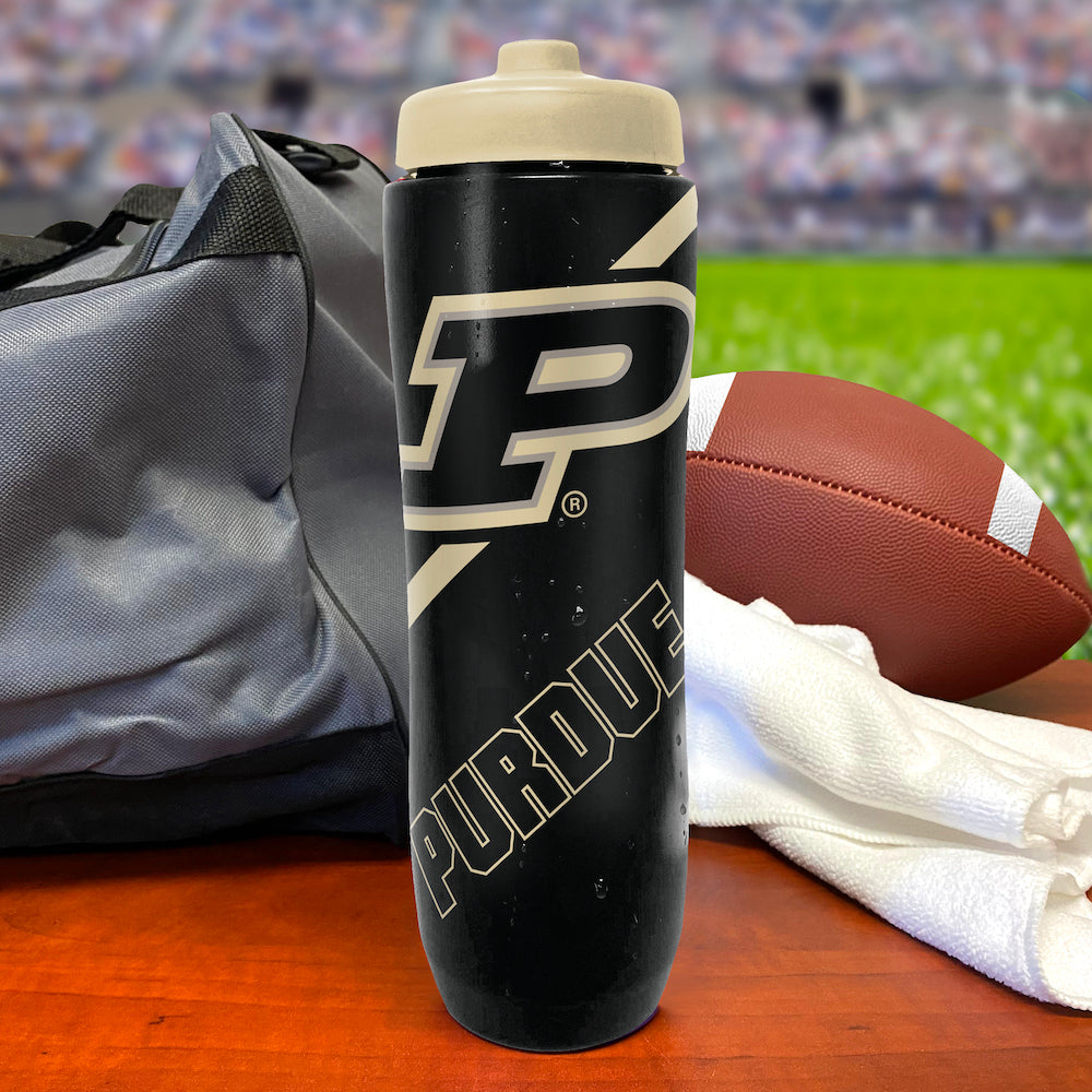 Purdue Squeezy Water Bottle