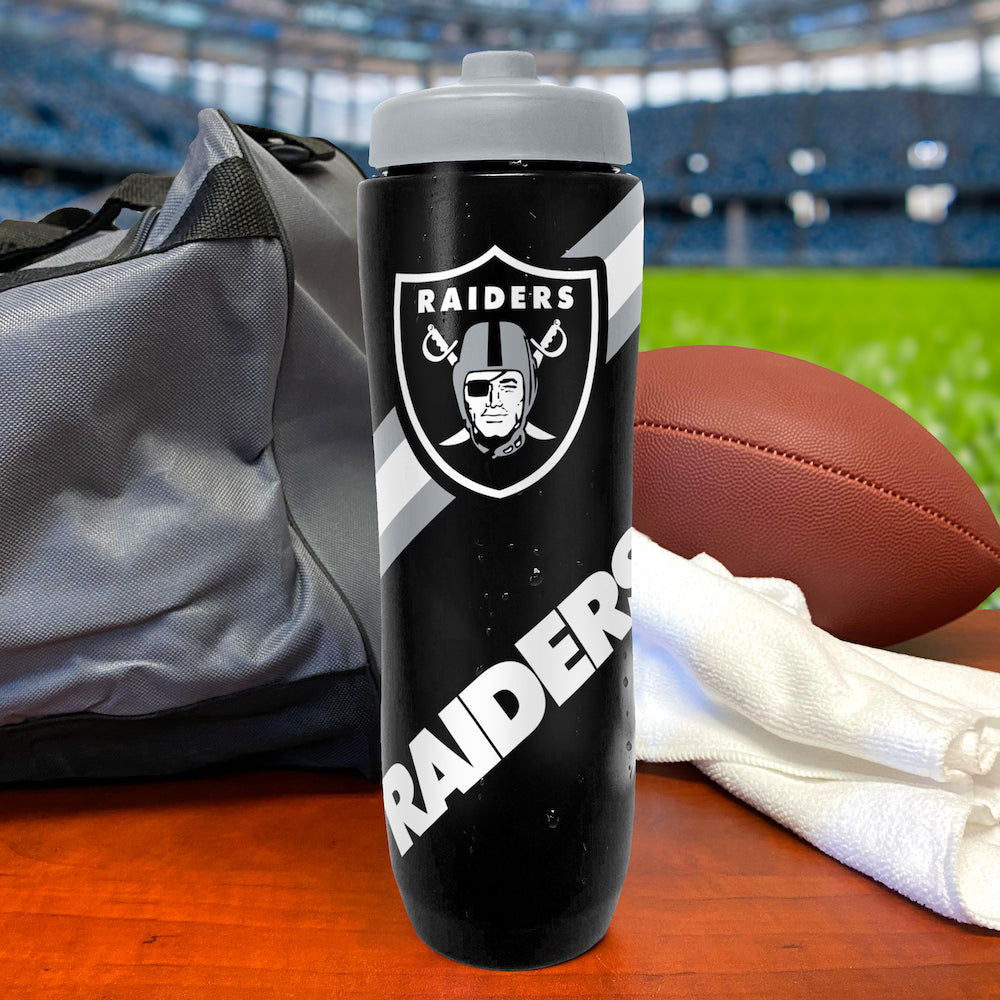 Las Vegas Raiders Squeezy Water Bottle