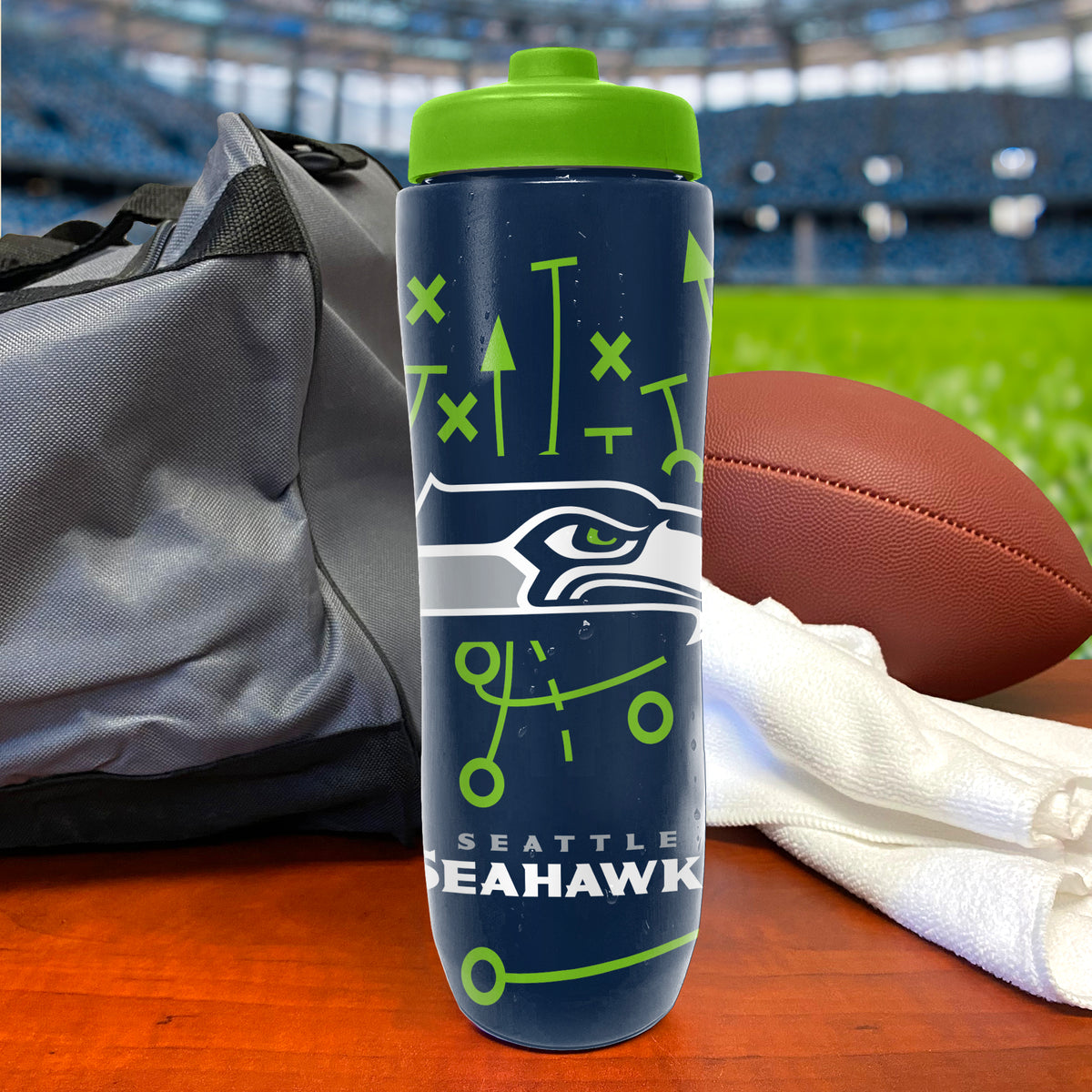 Seattle Seahawks Squeezy Water Bottle