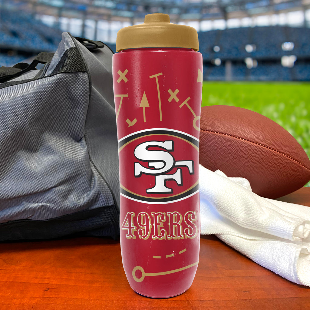 San Francisco 49ers Squeezy Water Bottle