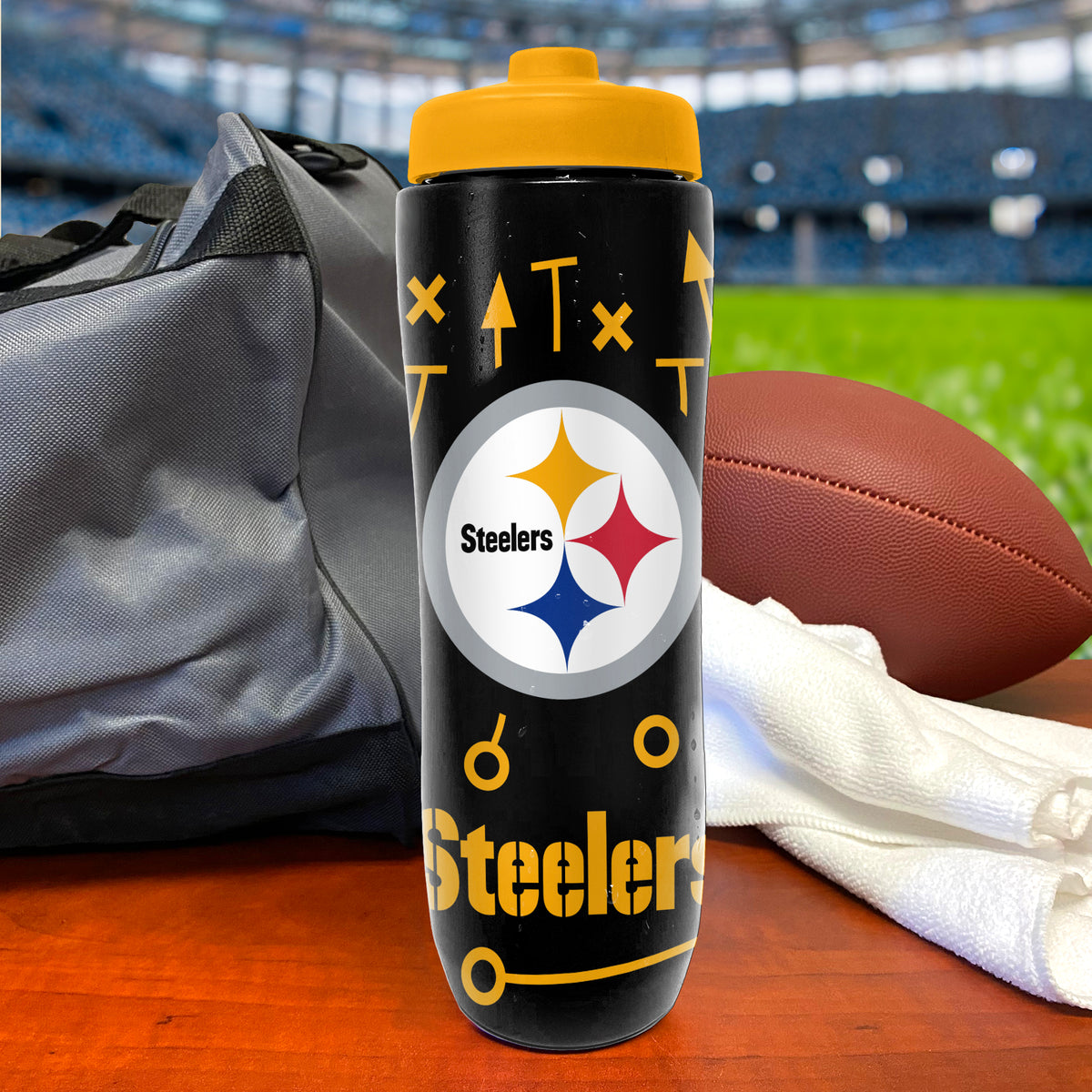 Pittsburgh Steelers Squeezy Water Bottle