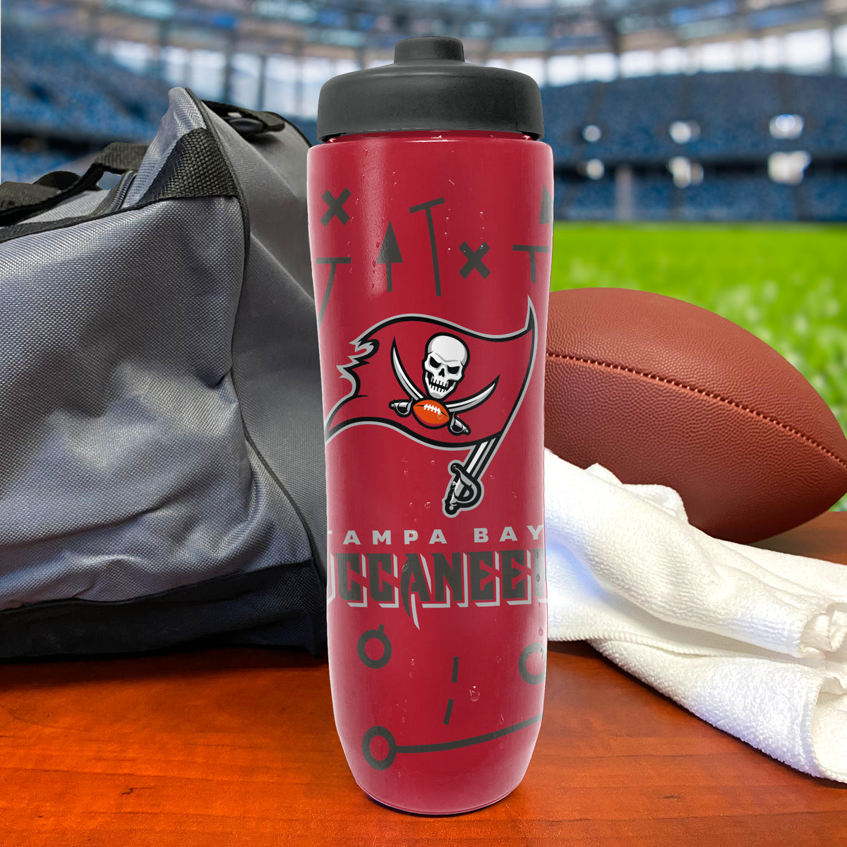 Tampa Bay Buccaneers Squeezy Water Bottle