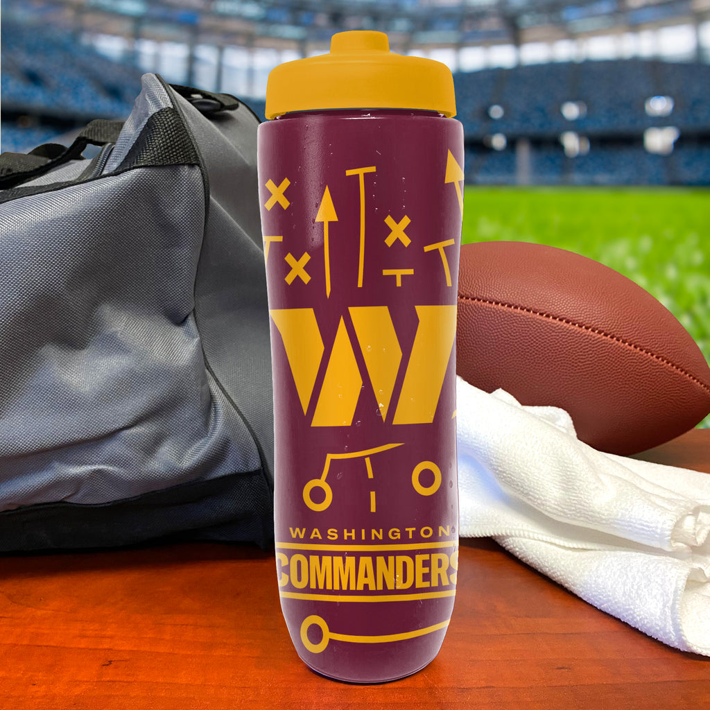 Washington Commanders Squeezy Water Bottle